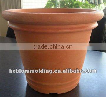 Custom plastic flower pot Various Size Flowerpot Garden Pots Plante HDPE,Artificial metal