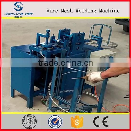 Razor barbed wire mesh making machine (Direct factory)