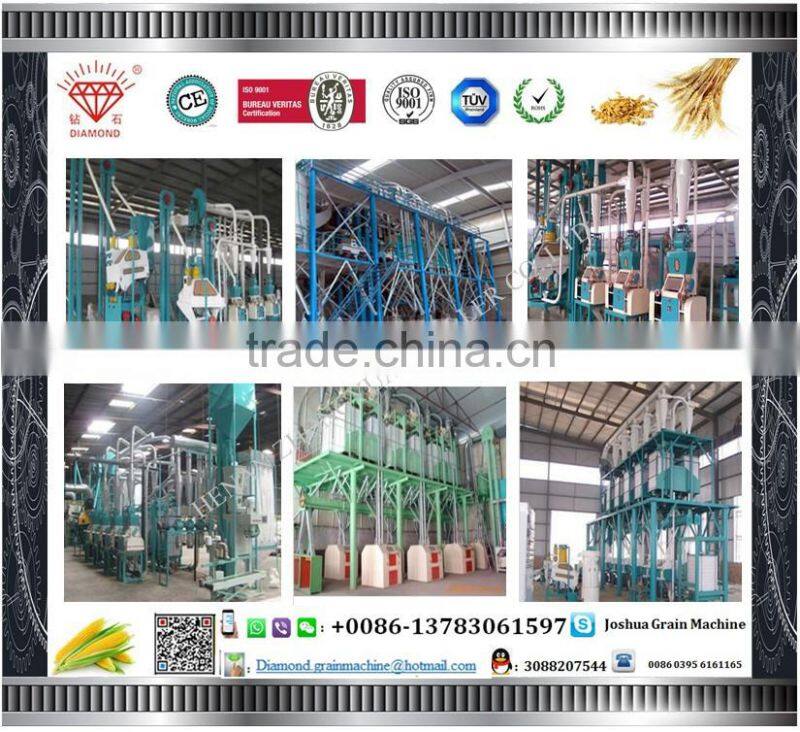 Complete set Corn processing machines Wheat flour milling machine