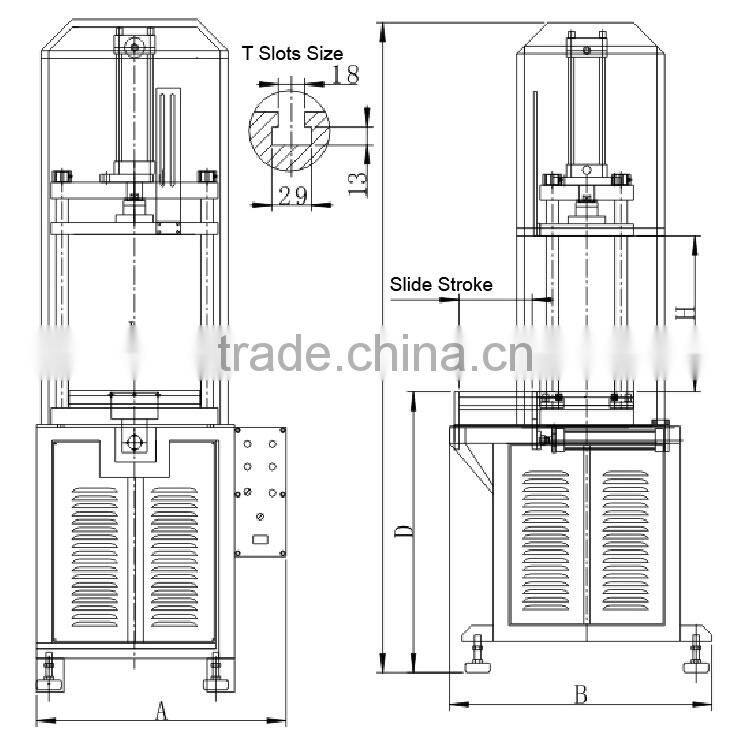 JULY Customed 10 Ton Hydraulic Press Cement Tile