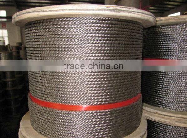 0.6-36mm 316 Galvanized Steel Wire Rope