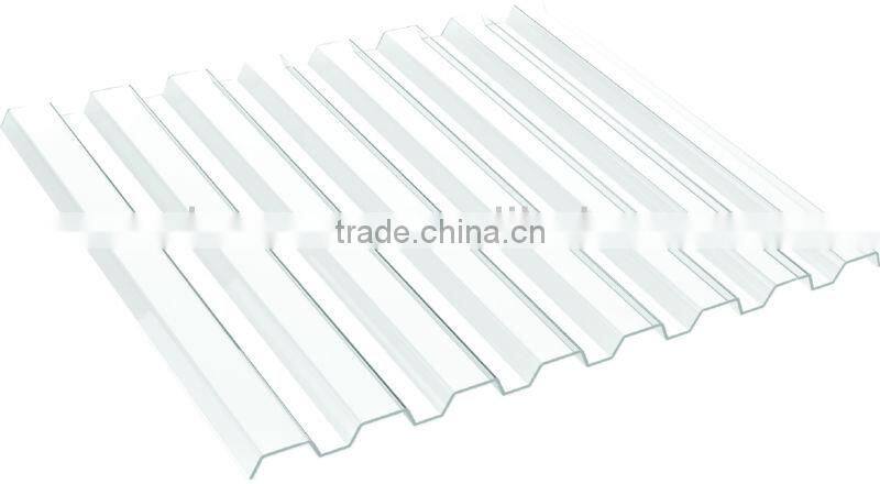 Clear Polycarbonate PC Corrugated GRECA wall and roofing Sheet (Valuview GRECA)