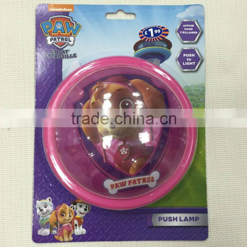 Colorful Cartoon LED Push Touch Night Light
