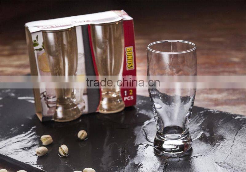 320ml clear glass cup