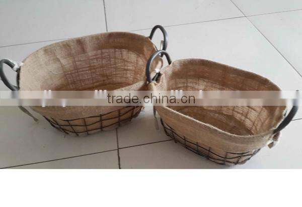 hanging storage baskets stainless steel wire mesh baskets metal wire storage baskets with liners
