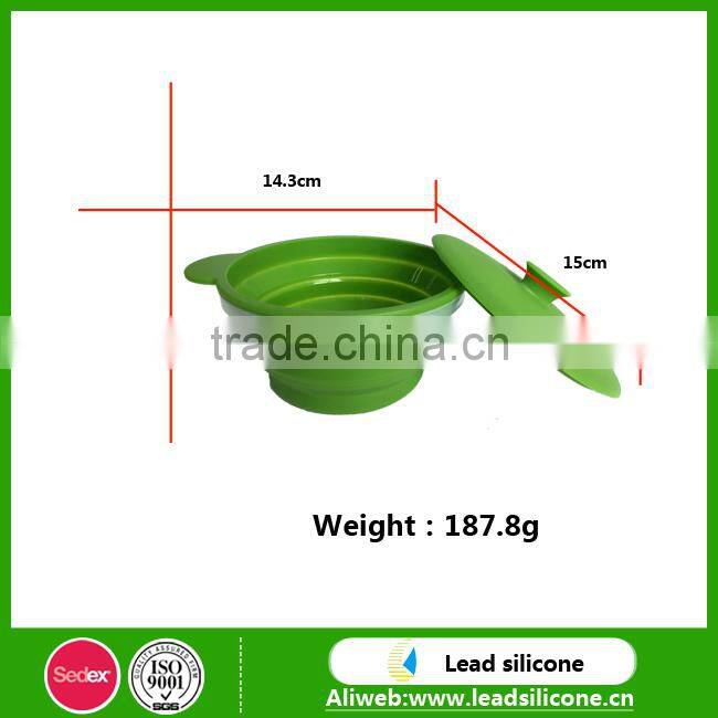 Multifunction Silicone Bowl With Lip / Universal Distinctive Silicone Bowl With Lid