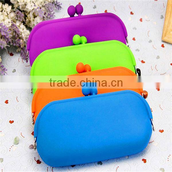 2014 NEW Promotional silicone coin purse china cheap silicone purse manufacturer