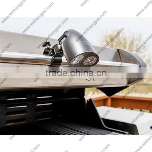 dimmable & 360 degree rotation hand-mounted LED BBQ grill light for cooking/camping/bike