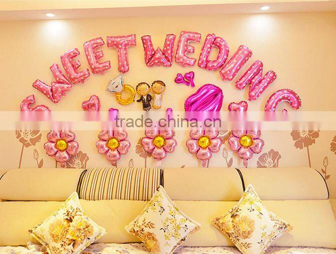 set wholesale wedding foil balloon