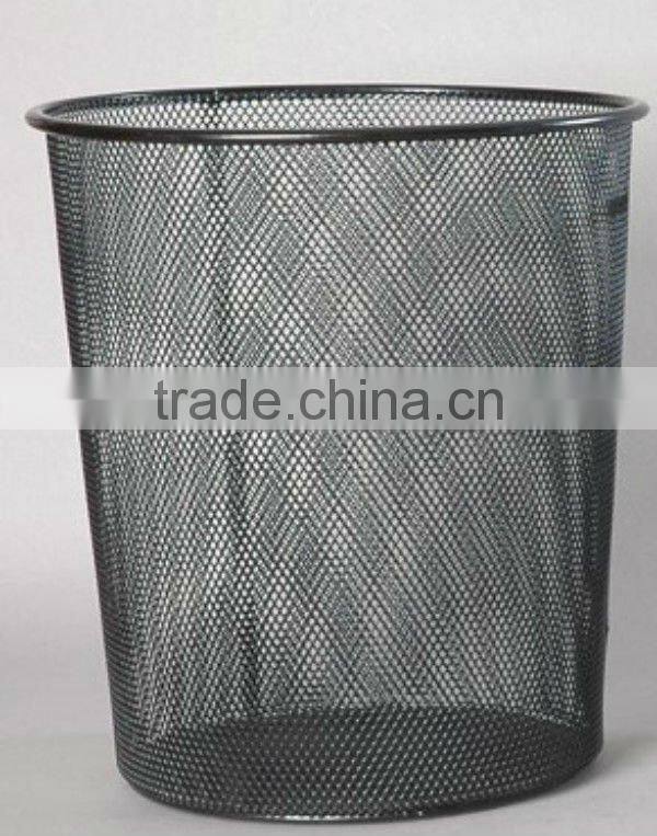 Wire Mesh Round Waste Bin -Middle