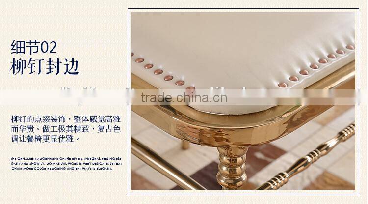 quality polished Titanium golden stainless steel luxury modern chiavari chair LQ-SSC001T