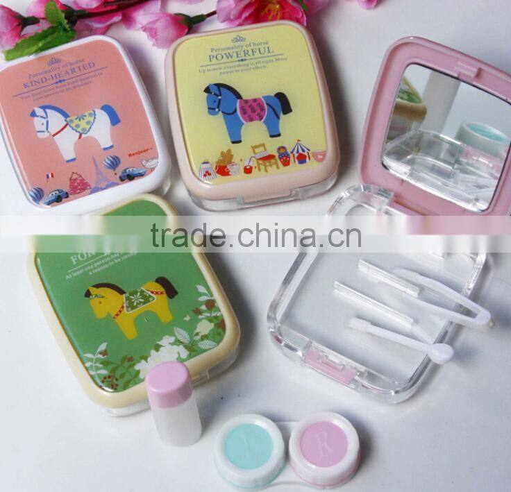 Supply fashion cute Cartoon Contact lens box