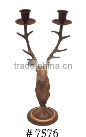 Aluminum Embossed Metal Candle Stand