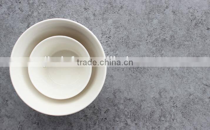 Dinnerware daily need items restaurant porcelain ceramic rice bowl, cheap soup bowl, cheap white ceramic bowl