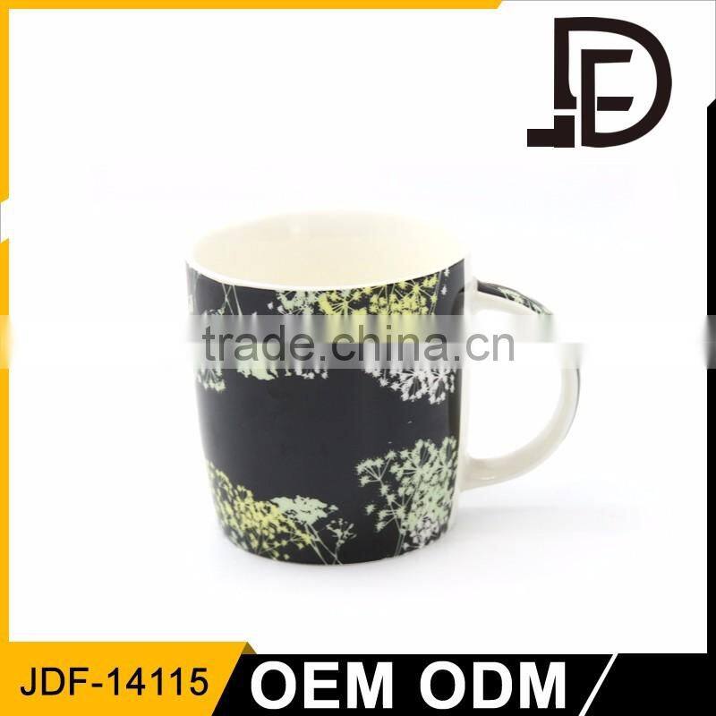 Drinkware 300ml white tea mug ceramic cup, mugs and cups