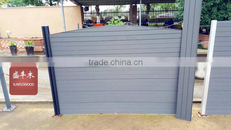 arch fence /arched fence wpc fence with arched top panel