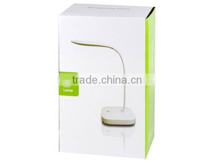 Fashion smart ultra bright flexible arm folding led desk lamp