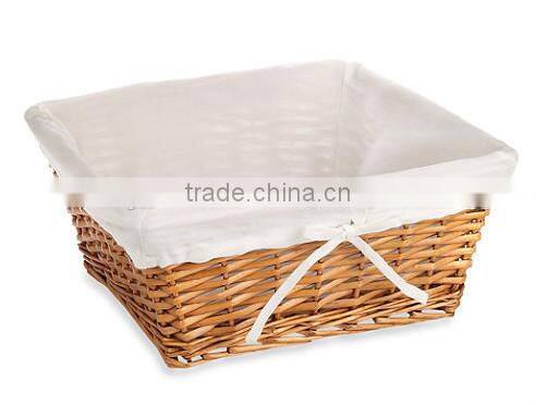 Wholesale Wicker Gift Basket Baby Gift Basket with lining