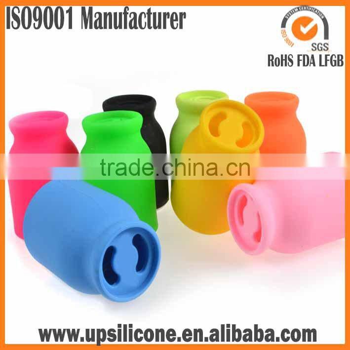 Food grade soft silicone car air freshener bottle