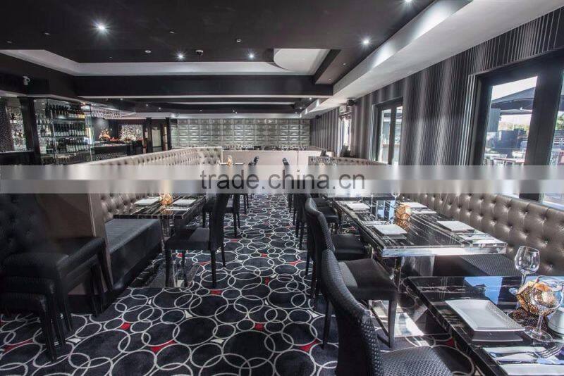 A9527 Octagon artifical marble dining table and chairs sets