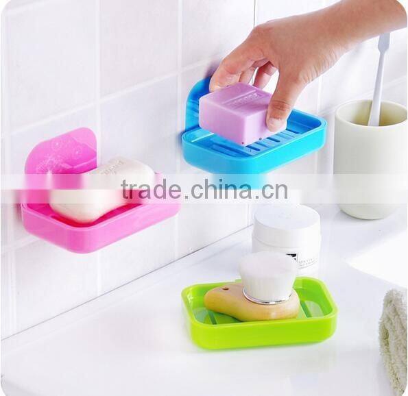 wholesale hanging adhesive plastic soap holder dish