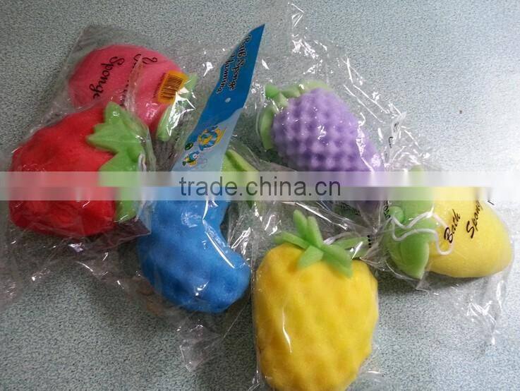 large heart-shaped bath sponge bath ball bath brush