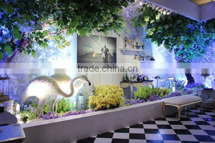 GNW 15ft artificial banyan tree large decorative tree for entertainment Amusement park
