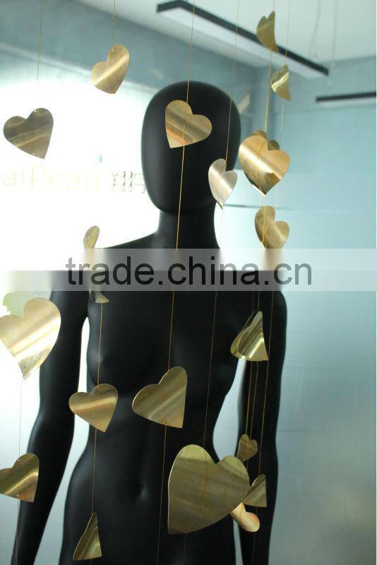 customized metal heart shaped for window display