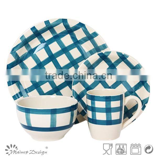 beautiful ceramic 100% hand painting dinner set