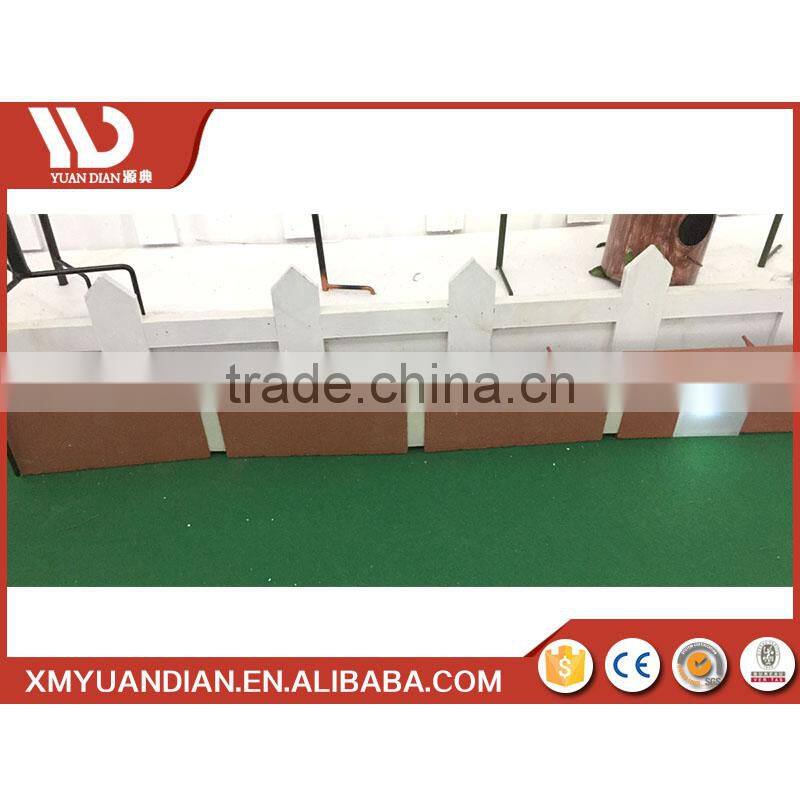 Solar Lighting Faux Brick Garden Border Solar Fence Light