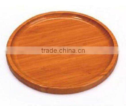 ROUND Shallow mouth WOODEN/BAMBOO PLATE