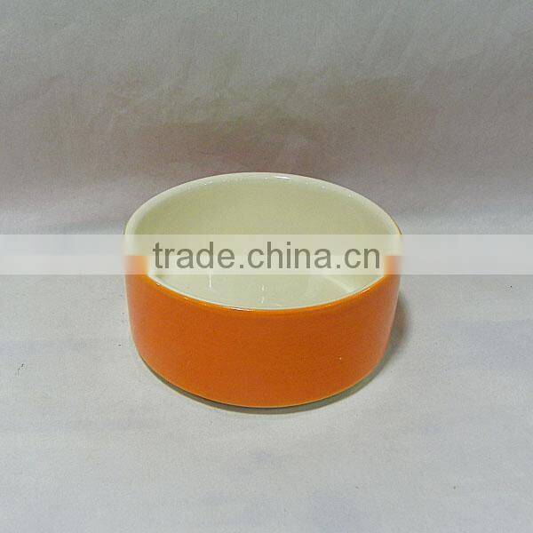 Ceramic animal feeding bowls