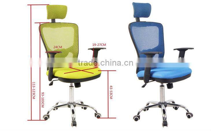 New Adjustible Reclining Executive Mesh Office Chair w/ Anti-Scuff Wheels