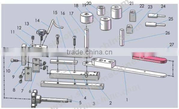 Universal Bending Machine SH-UBM with Product Specification 225x90x64mm