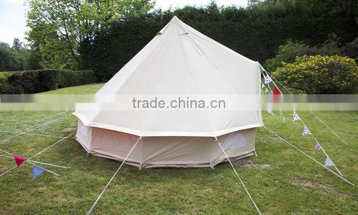 2016 factory hot sale !!! good quality 5 person camping tent/ bell tent /outdoor tent