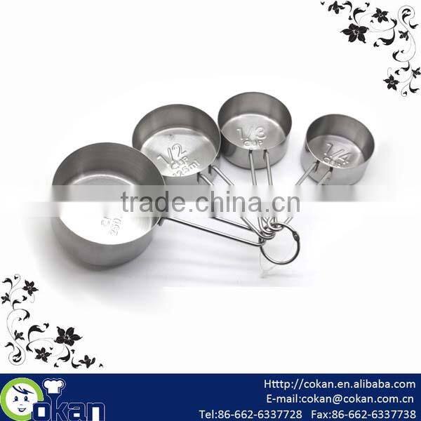 4pcs Stainless Steel Measuring Cup Set CK-S069