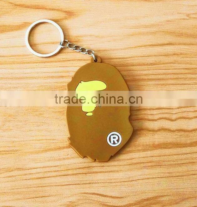 customized rubber High quality 3D PVC rubber key chains