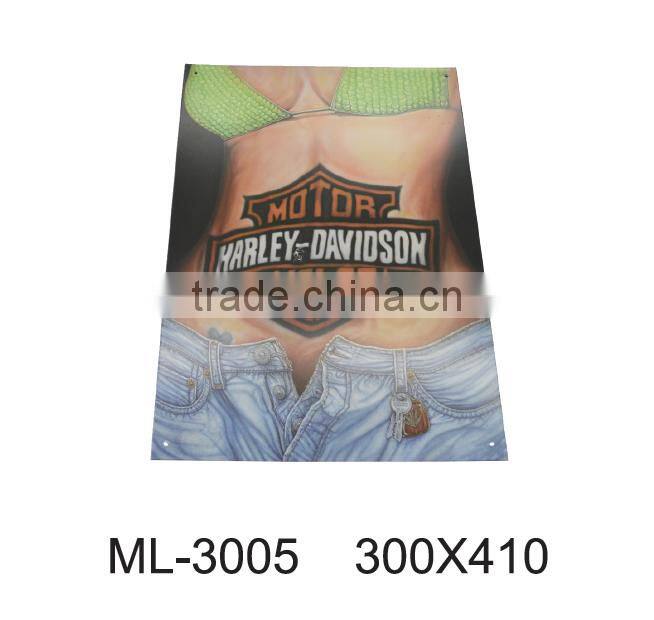 Custom metal tin sign