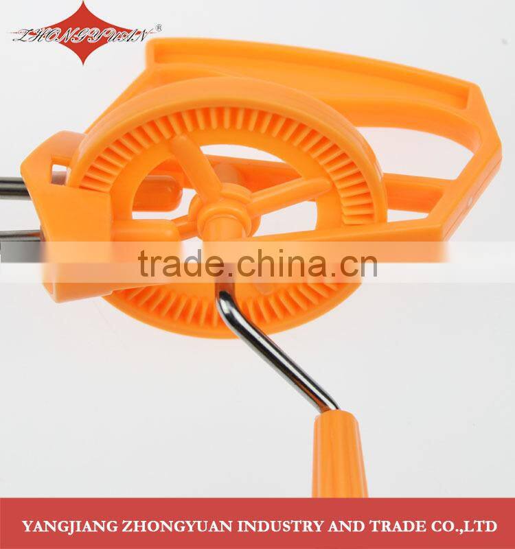 ZY-C1021 10" Classic Rotary kitchen whisk tools stainless steel egg beater with pp handle