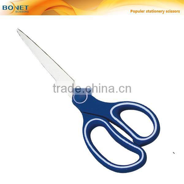 SST0010 8-1/2" Plasic handle Soft Grip Stationery Scissors