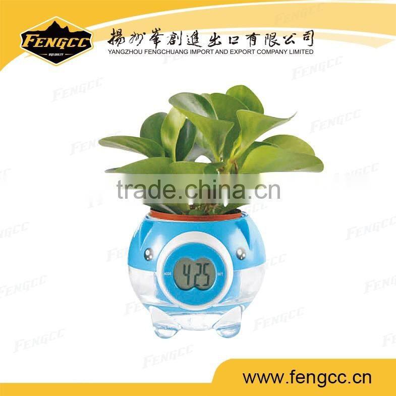 2016 Plant eco friendly clock for office desktop decorative