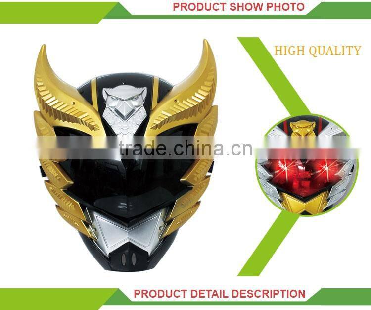 Hot sale led light children cartoon face mask toy