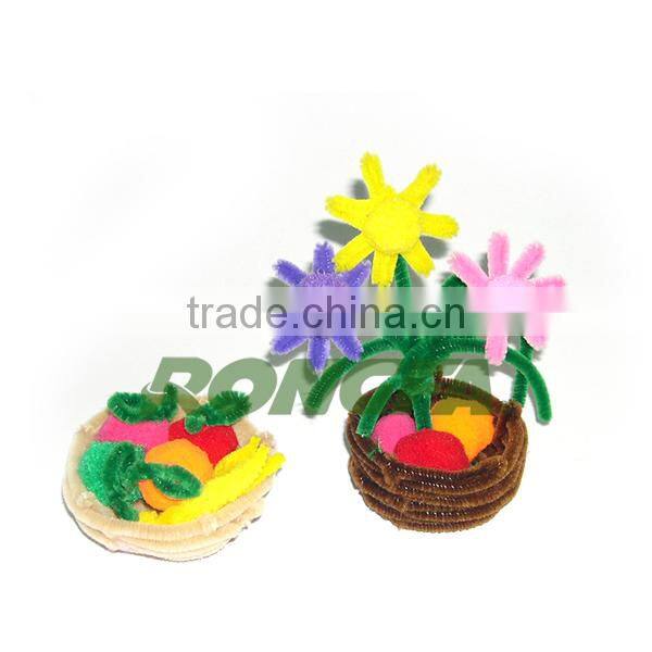 12 '' children educational plush toys soft pipe cleaners for DIY craft