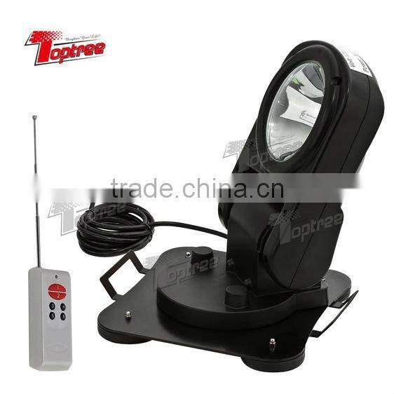 35W/55W remote rotating 55w hid xenon spot light