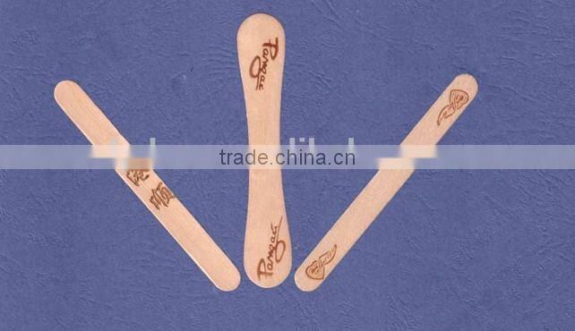 Bamboo ice cream sticks used flat bamboo stick
