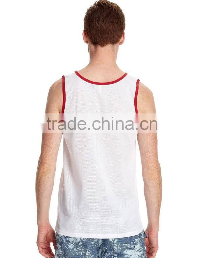 wholesale trendy printed sports singlets