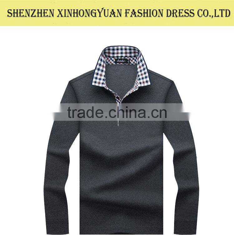 OEM top quality new style brand long sleeve mens fashion Comfortable t-shirts