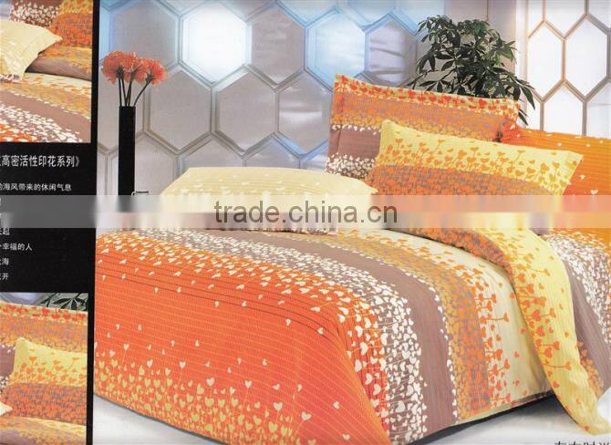 digital printed cherry blossom diamond velvet bedding set