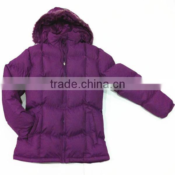 2016 Plain Style Stock Padding Thermo Coat