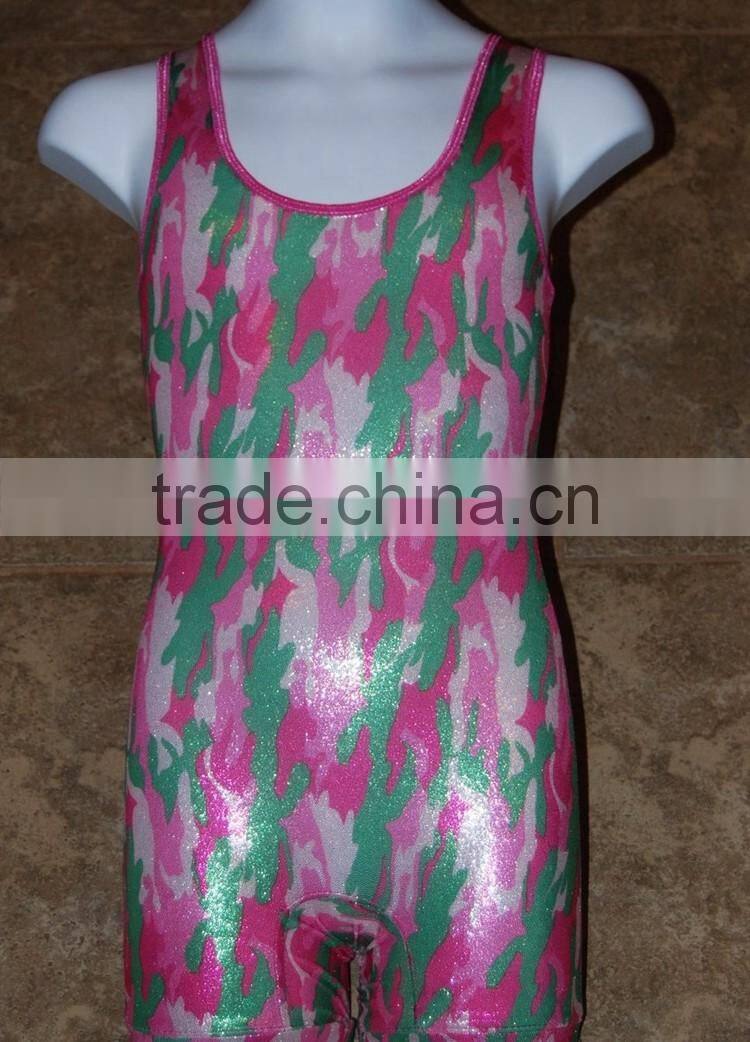 Kroad Apparel Wholesale China Custom camo Wrestling Singlets Sublimated printing
